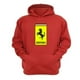 thumbnail image 1 of Polerón Canguro Ferrari Rojo Talla Xs Unisex, 1 of 3