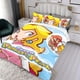 thumbnail image 3 of Princesa Peach Conjunto de sábanas temático, trío de piezas, cómodo y amigable con la piel, diseño único, regalo de decoración para el hogar para familiares, amigos y fans, 90 cm * 190 cm, 3 of 6