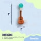 thumbnail image 5 of Chupete de silicona GAMEZIES con peluche de guitarra desmontable 0-6 meses, 5 of 6