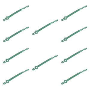 Ioensy - 10 Bridas Para Plantas De Jardín, Resistentes Y Antideslizantes, Para Estacas De Árboles, Para Jardín, Rosas Y Patio Trasero.