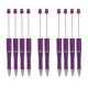 thumbnail image 2 of 10 Piezas Bolígrafos Con Cuentas Bolígrafos Para Manualidades DIY Para Kits De Bolígrafos DIY Suministros De Regalo Violetas Escolares, 2 of 5