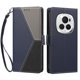 thumbnail image 3 of Cartera Plegable para Honor Magic6 Pro, PU Tricolor con Ranuras, Azul Oscuro, 3 of 6