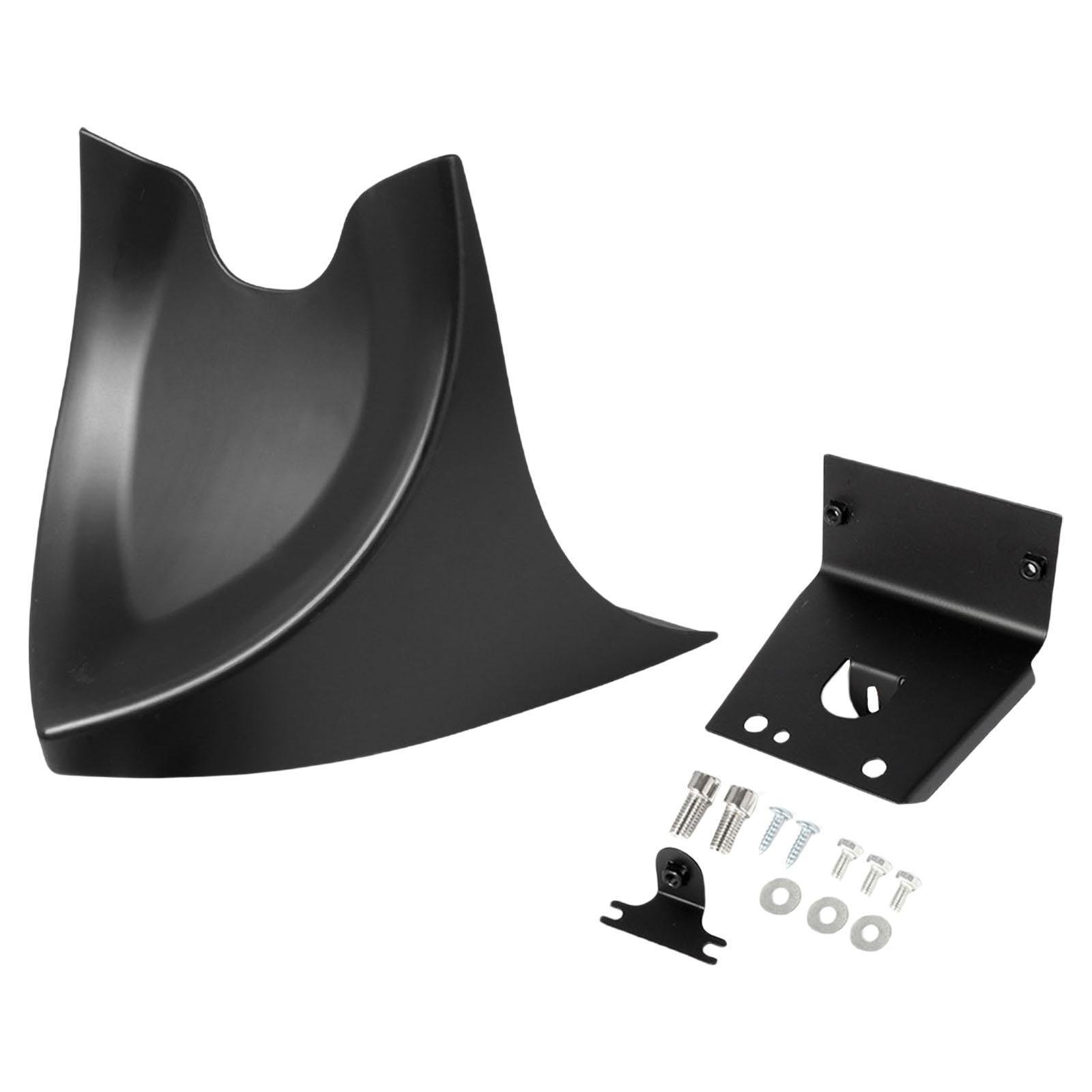 Ioensy - Carenado De Barbilla Para Alerón Delantero Inferior De Motocicleta Para Touring Negro Mate