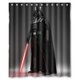 thumbnail image 1 of Cortina de ducha de Star Wars Darth Vader, juego de cortina de baño con ganchos, tamaño 60 x 72 pulgadas, 1 of 3