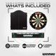 thumbnail image 2 of Set de Tablero de Dardos Winmau Diamond Plus con 6 Dardos y Armario, 2 of 8
