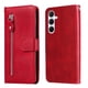 thumbnail image 1 of Funda con Cremallera para Samsung Galaxy A56 5G, Carcasa Cartera de Cuero PU con Soporte y Tarjetero, 1 of 6