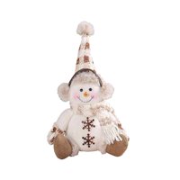 Bothyi - Muñeco De Nieve Navideño, Accesorio Para Fotografía, Colección Adorable, Juguete, Decoración De Escritorio, Sombrero Alto