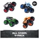 thumbnail image 2 of Monster Trucks Toy Monster Jam All Stars, paquete de 4 unidades, escala 1:64, 2 of 8