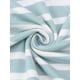 thumbnail image 5 of INSPIRE CHIC Vestido de Dormir de Mujer de Mezcla de Algodón a Rayas Suave con Mangas 3/4 y Cuello Redondo para Descanso y Hora de Dormir M Verde, 5 of 6