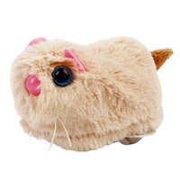 Magideal - Juguete De Dirección Automática Para Gatos, Muñeca De Animales De Simulación Interactiva Eléctrica Vívida Portátil Para Perros Gatitos Cachorro Hámster Marrón