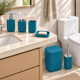 thumbnail image 4 of Set De Baño Completo 6 Piezas De ABS Con Basurero Dispensador Y Escobilla Color Turquesa, 4 of 7