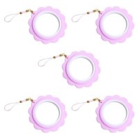 Bothyi - 5 Aros De Bordado Pequeños Resistentes Para Manualidades, Costura Práctica Y Acolchado, Color Morado Claro