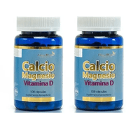 Go Hard - Calcio + Magnesio + Vitamina D Gm 200 Capsulas 2X100 Caps