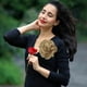 thumbnail image 2 of Broche elegante de moda con borde quemado, alfiler de flor para traje de mujer, ropa profesional, adornos de ramillete hechos a mano., 2 of 5