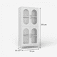 thumbnail image 2 of Mueble vitrina 4 puertas linea white home YXG-02, 2 of 7