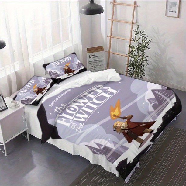 3pcs The Flower of the Witch Duvet Cover Set - Bedding Fashionable