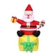 thumbnail image 4 of Papá Noel Inflable De 1,82 M Para Decoración Navideña Exterior, Ideal Para El Hogar, Para Niños, Mujeres Y Hombres., 4 of 5