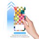 thumbnail image 5 of Porta credencial Rcmyll Pack de 2 con carrete a cuadros coloridos, 5 of 7