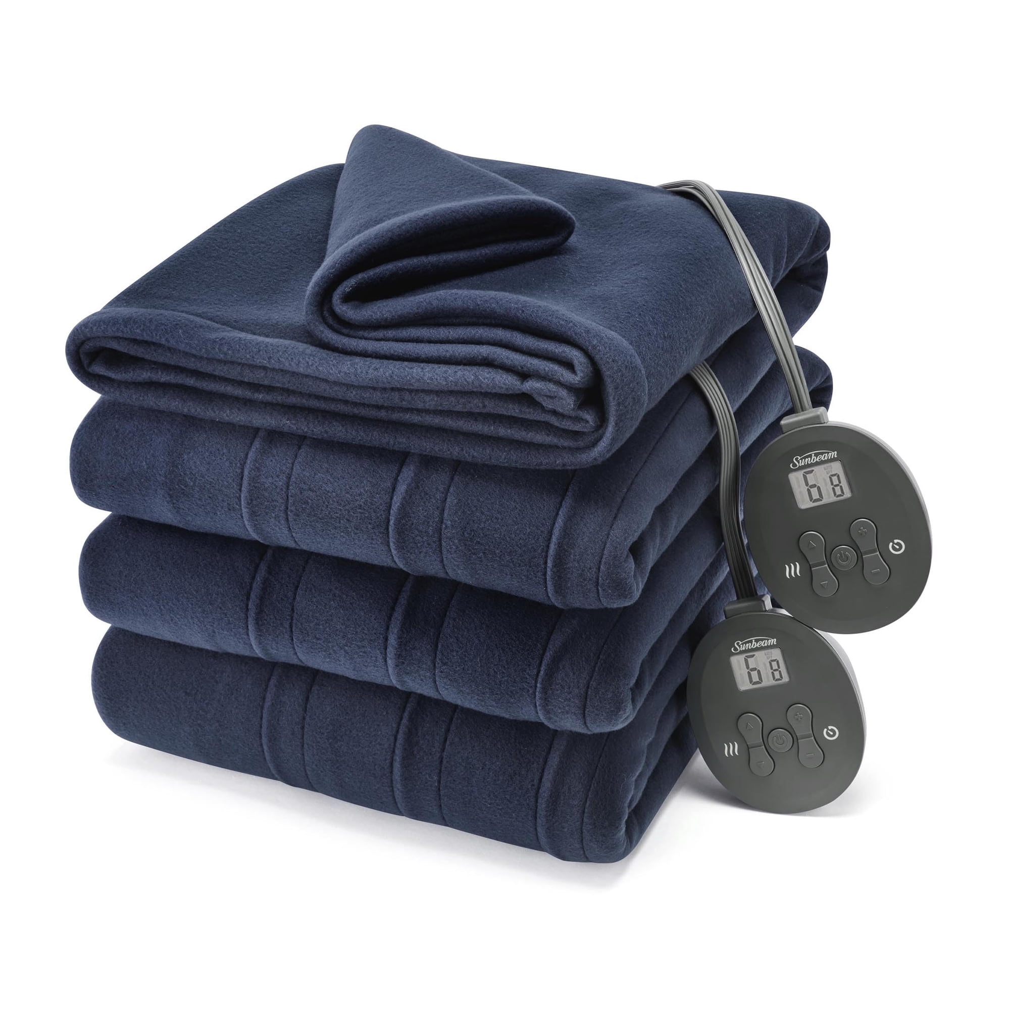 Manta Térmica Eléctrica Sunbeam Royal Ultra Fleece Indigo Blue