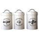 thumbnail image 1 of Té Café Azúcar Almacenaje de la Cocina Botes Jarras Macetas Contenedores Latas Beige, 1 of 3