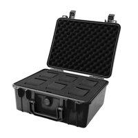 Ioensy - Estuche Organizador De Reloj A Prueba De Agua, Duradero, Para Viajar, Padre, Reloj A, Negro Con 6