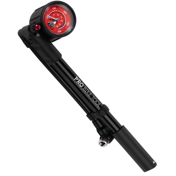 Bomba de choque PRO BIKE TOOL de alta presión de 300 psi para bicicletas