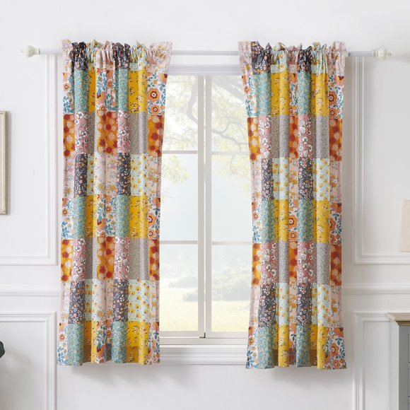 Paneles de cortina Greenland Home Carlie con forro semitransparente de 63 x 127 cm
