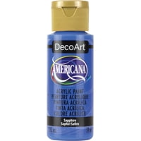 Pintura Acrílica Decoart Americana Sapphire 60 Ml No Tóxica