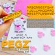 thumbnail image 3 of Set de Sellos Contact USA Kitty Cat Pegz 36 Piezas, 3 of 4