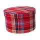 thumbnail image 1 of Caja Para Envolver Regalos De Navidad Caja Navideña Para San Valentín Graduaciones Navideñas Cuadros De Color Rojo Oscuro, 1 of 3