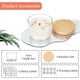 thumbnail image 3 of Pack de 8 frascos CONNOO de 355 ml con tapa de bambú, 3 of 7
