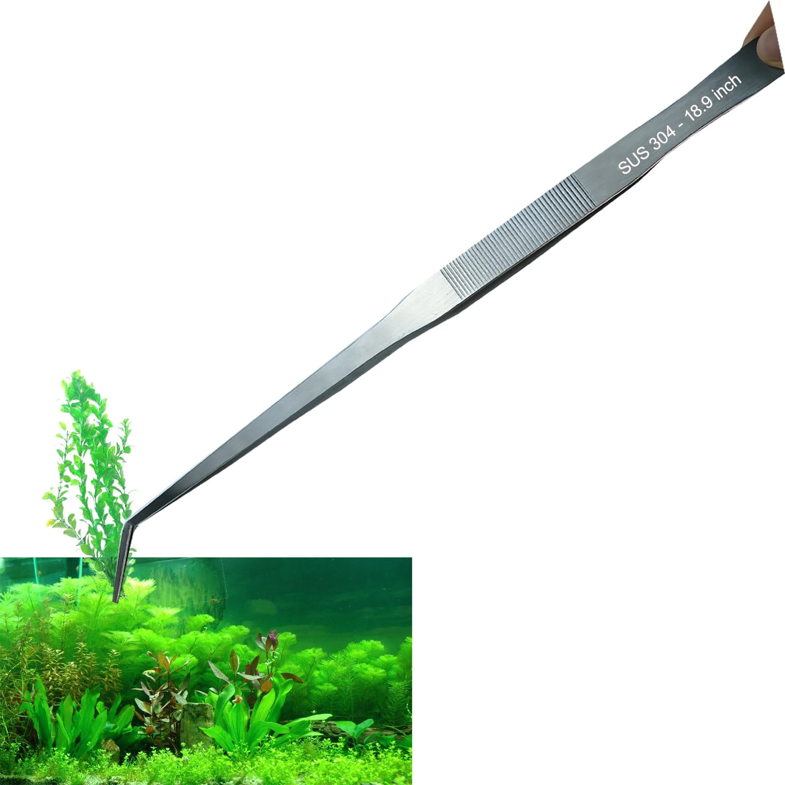 Pinzas Fecsam 48 cm Acero Inoxidable Extra Largas