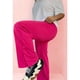 thumbnail image 2 of Pantalón Buzo Mujer Algodón Verano Recto Pierna Ancha 7531, 2 of 2