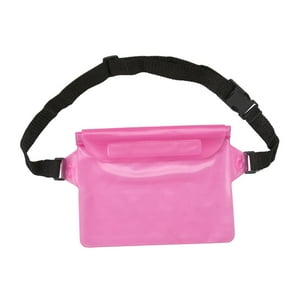 Genérico - Riñonera Impermeable, Riñonera, Bolsa Impermeable Para Surfear, Playa, Parque Acuático, Color Rosa