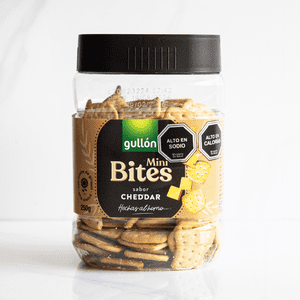 Galletas Mini Bites Cheddar Gullon 250 Gr