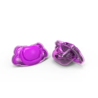 Bebek - Set 2 Chupetes 0-3 Color Morado