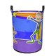 thumbnail image 1 of Hombre Servilleta Cesta de lavandería de gran capacidad redonda con asa, bolsa para ropa sucia plegable, almacenamiento para dormitorio, baño y lavadero 44x35 cm, 1 of 6