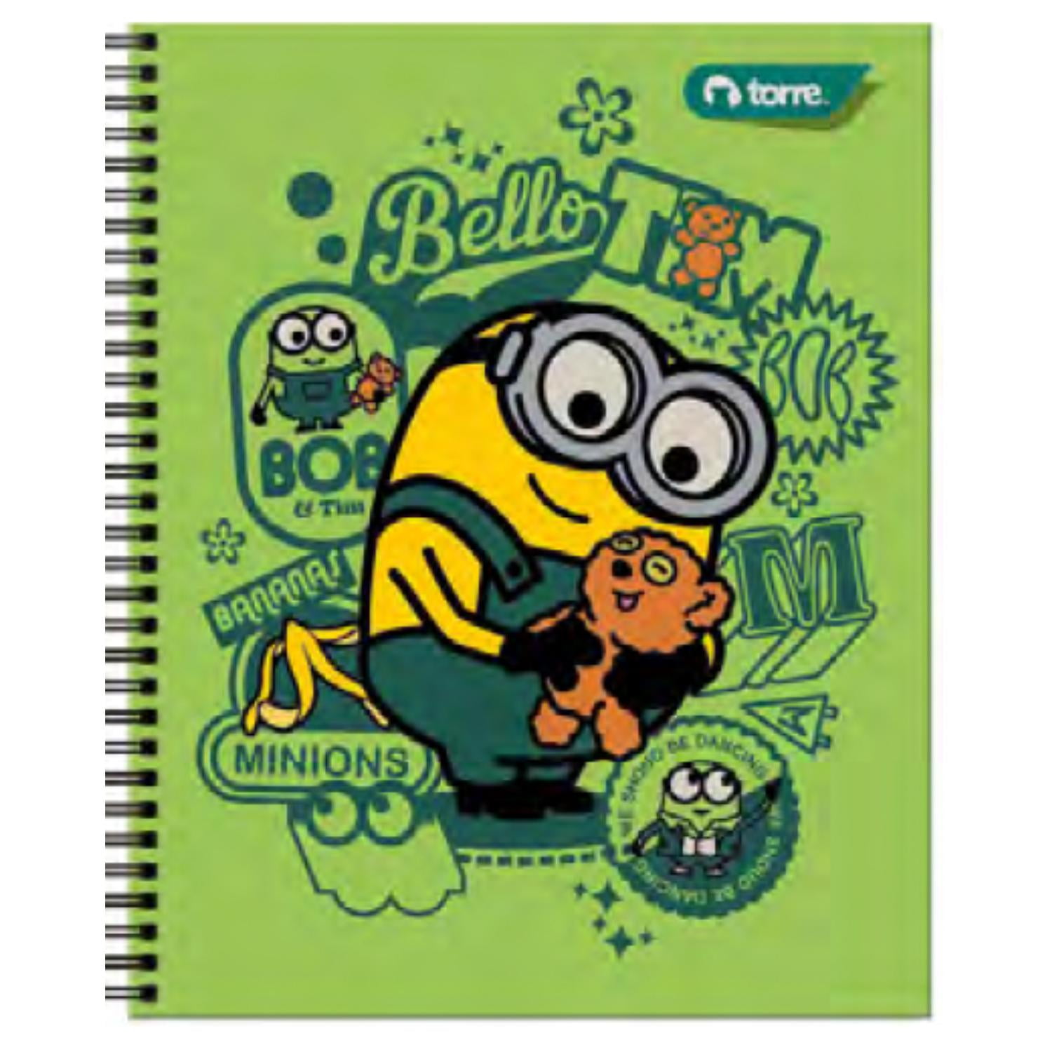 Torre - Pack 10 Cuadernos Univ. Minios 7mm 100hjs Blanco