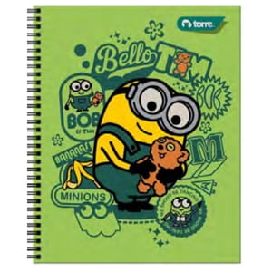 Torre - Pack 10 Cuadernos Univ. Minios 7Mm 100Hjs Blanco