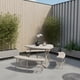 thumbnail image 1 of Juego de Terraza 6 Personas Metal Beige 117x74 Cm, 1 of 4