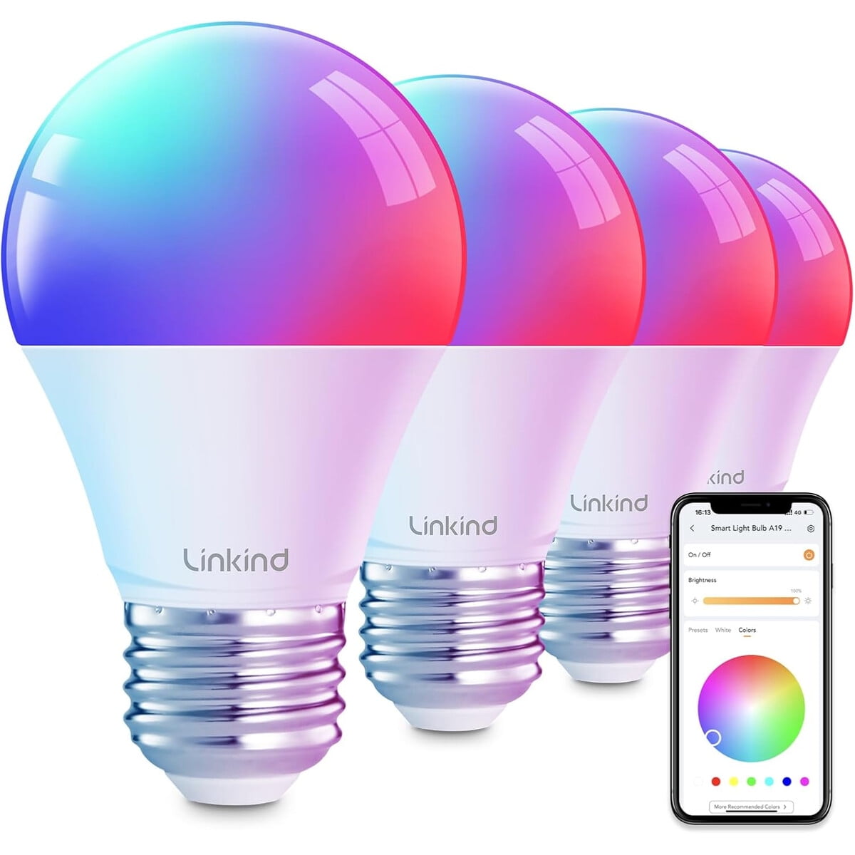 Ampolleta Led Smart Linkind Wifi Bluetooth Alexa