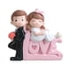 thumbnail image 3 of Estatua De Resina Artesanal Para Parejas, Regalos Prácticos, Decoración Para Hornear Para Dormitorio, Vacaciones, Negro Y Blanco, 3 of 5