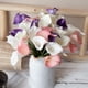 thumbnail image 5 of Ramo de flores artificiales de lirio de cala para boda, despedida de soltera, decoración del hogar, 10 unidades, 5 of 5