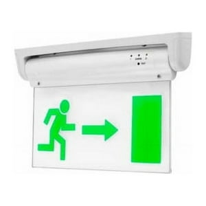 Hb Led - Luz Led De Emergencia Pro Con Letrero Salida Con Certificacion Sec