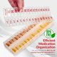 thumbnail image 4 of Organizador de Pastillas Mensual Grande 32 Compartimentos - Pastillero 30 Días 1 Vez al Día, Compartimentos Grandes, Plástico Sin BPA, Tapa Removible, Transparente, Caja de 50, 4 of 8