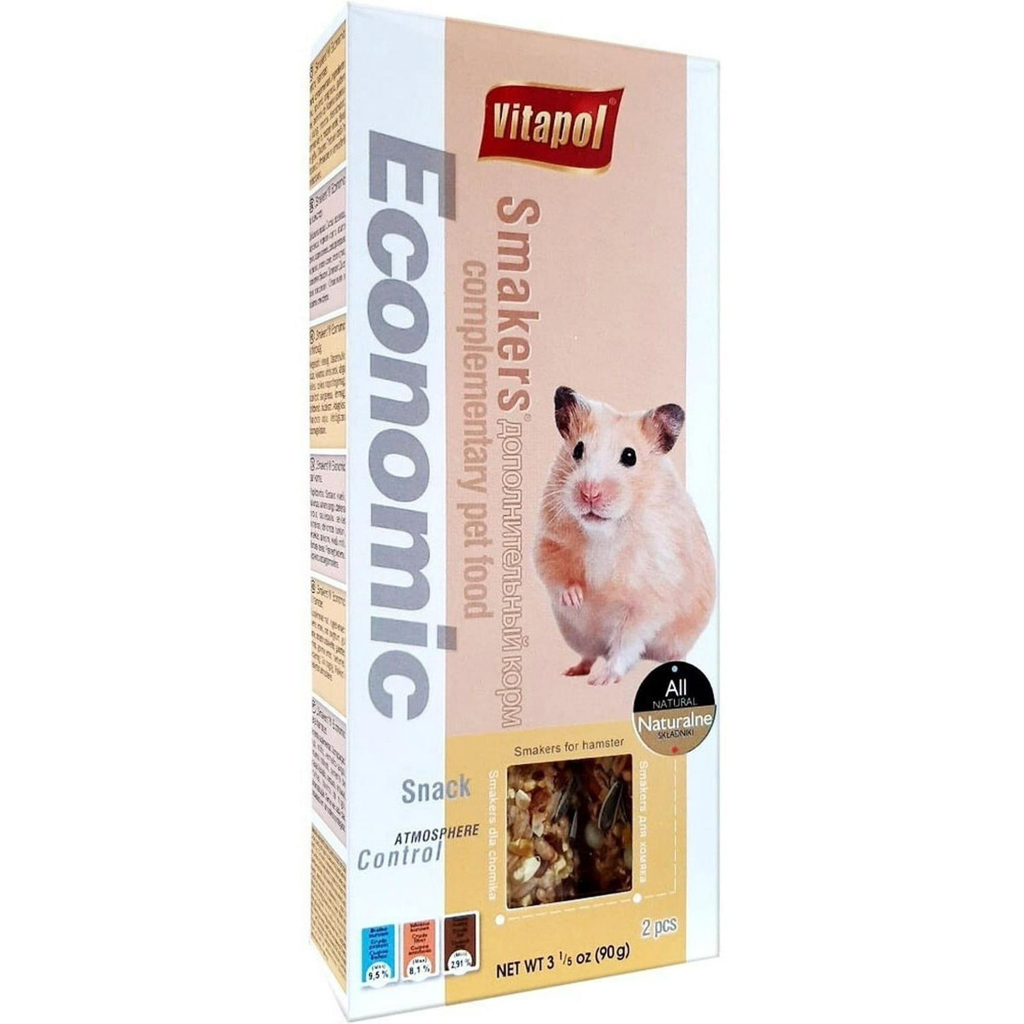 Vitapol Smakers Barras Super Alimento Para Hamster 2 Pcs 90g