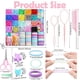 thumbnail image 2 of auroray Hair Accessories for Girl, 1543 Pcs Elastic Hair Rubber Bands Set, 2 of 3