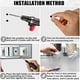 thumbnail image 5 of Dispensador de alimentos triple, dispensador de cereales de pared, dispensador de dulces, dispensador de granos, contenedor de cocina con 3 tazas, 5 of 7