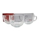 thumbnail image 2 of Tazas vidrio cafe capuchinno set 3 pcs 470ml, 2 of 3