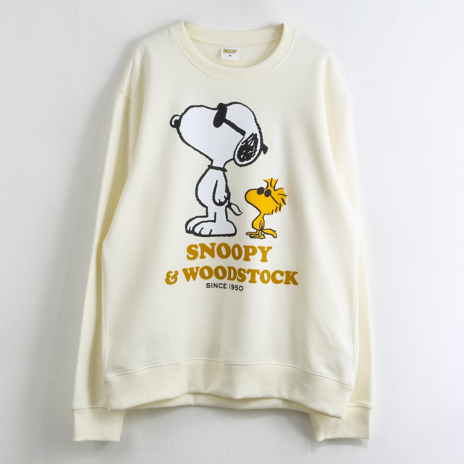Polerón Cerrado Hombre Snoopy & Woodstock Blanco Snoopy